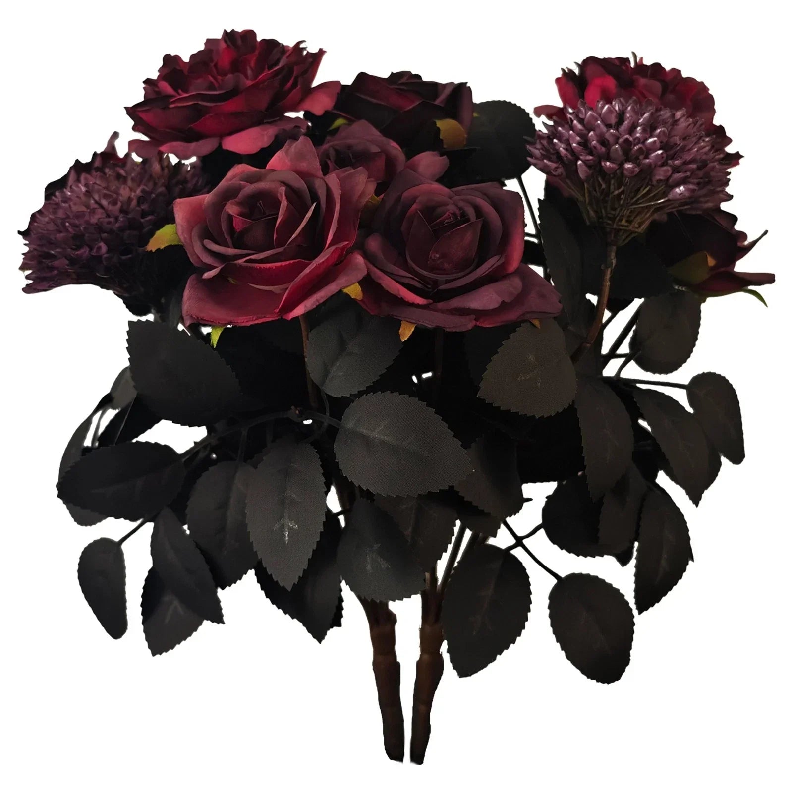 Artificial Rose Graveyard/Cemetery Haunted House Porch Decor 14"Tall